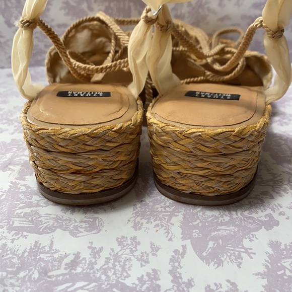 Stuart Weitzman lace up espadrilles size 9B - Picture 4 of 15
